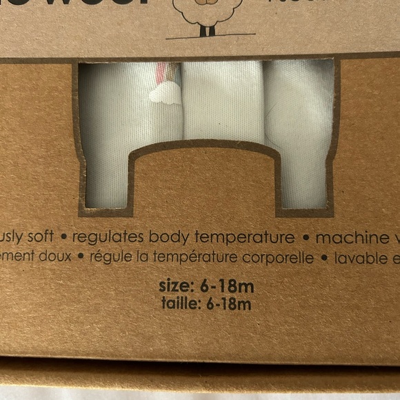 NWT Woolino Classic 4 season baby sleep bag with feet 6/18 - Picture 3 of 4